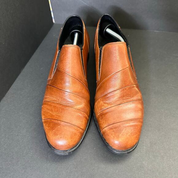 Rieker Womens size 8 Brown Leather Loafer Comfort Antistress - Picture 4 of 10